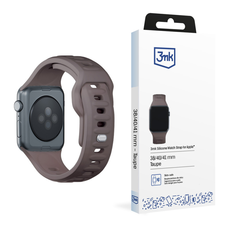 Correa de silicona 3mk para Apple Watch 42/44/45/49 mm, topo