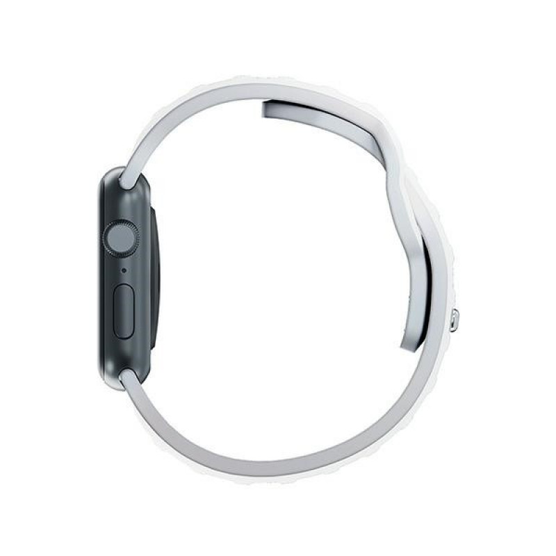 Correa de silicona 3MK para Apple Watch 4/5/6/7/8/9/SE/Ultra, 42/44/45/49 mm, blanca