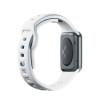Correa de silicona 3MK para Apple Watch 4/5/6/7/8/9/SE/Ultra, 42/44/45/49 mm, blanca