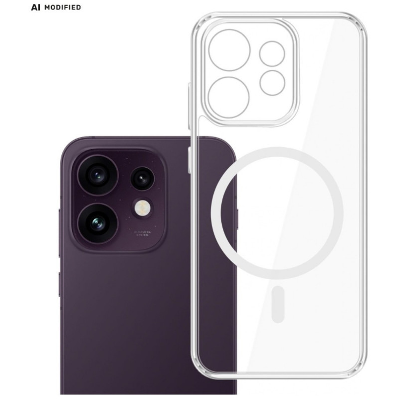 Funda 3MK Armor MagCase para Oppo Reno 16 F / Reno 16 FS (CPH2859), transparente