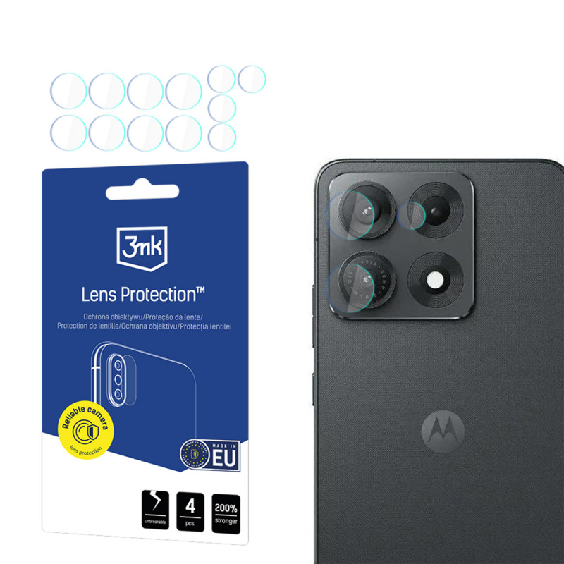 Protector de lente de cámara 3MK Lens Protection para Motorola Edge 70 Max