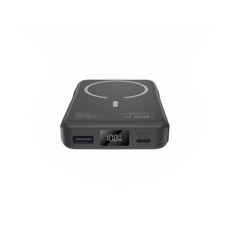 Tech-Protect PB31 LifeMag MagSafe batería externa 10000 mAh, 15 W, Negra