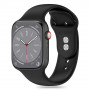 Correa de silicona Tech-Protect para Apple Watch 4/5/6/7/8/9/SE/10 (38/40/41/42 mm), negra