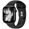 Correa de silicona Tech-Protect para Apple Watch 4/5/6/7/8/9/SE/10 (38/40/41/42 mm), negra