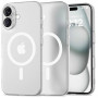 Funda Tech-Protect MagSlim MagSafe para Apple iPhone 16, Mate/Blanco