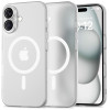 Funda Tech-Protect MagSlim MagSafe para Apple iPhone 16, Mate/Blanco