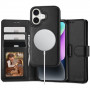 Funda Tech-Protect Wallet MagSafe para Apple iPhone 16, negra