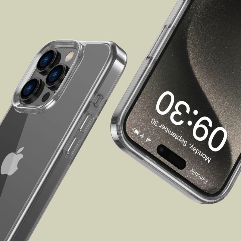 Funda Tech-Protect Flexair Hybrid para Apple iPhone 16 Pro, transparente
