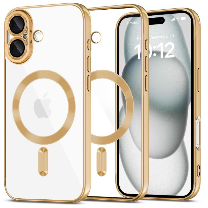 Funda MagSafe MagFlex Tech-Protect para Apple iPhone 16, dorado brillante