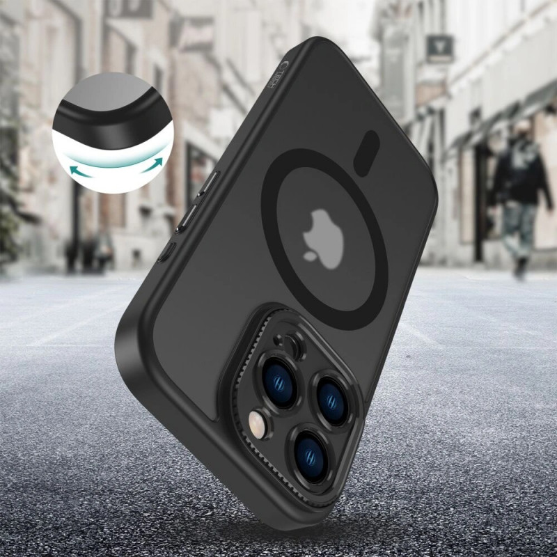 Funda MagSafe MagCam Tech-Protect para Apple iPhone 16 Pro Max, negro mate