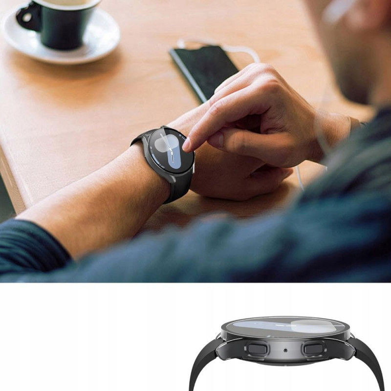 Funda Tech-Protect Defense360 para Samsung Galaxy Watch 7, 40 mm, transparente