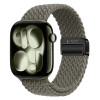 Correa Tech-Protect Nylonmag para Apple Watch 4/5/6/7/8/9/SE/Ultra 1/2, 42/44/45/49 mm, gris oliva