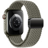 Correa Tech-Protect Nylonmag para Apple Watch 4/5/6/7/8/9/SE/Ultra 1/2, 42/44/45/49 mm, gris oliva