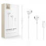Auriculares con cable Tech-Protect Ultraboost Core G4 USB-C, blancos