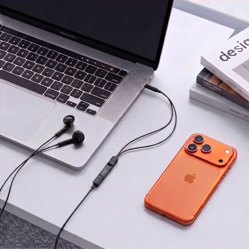 Auriculares con cable Tech-Protect Ultraboost Core G4 Mini Jack 3,5 mm, negros
