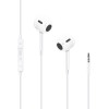 Auriculares con cable Tech-Protect Ultraboost Core G2 Mini Jack 3.5 mm, blancos