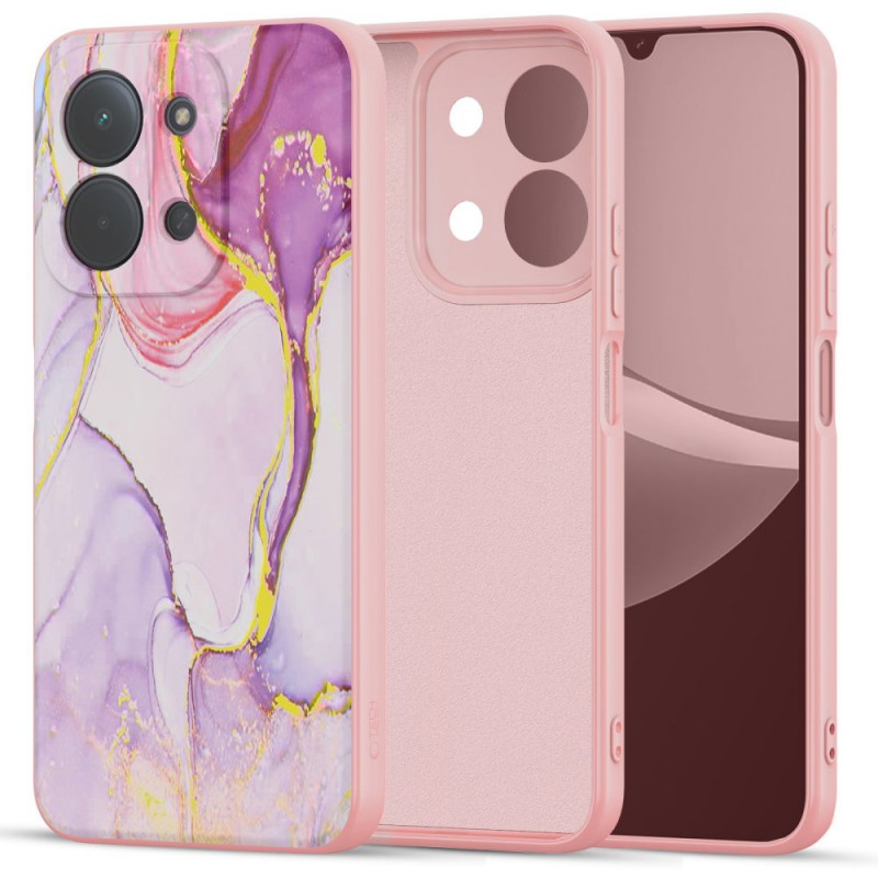 Funda de silicona Tech-Protect Icon para Xiaomi Redmi 15C 5G / Poco C85 5G, Marble
