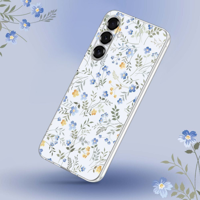 Funda Tech-Protect FlexAir para Xiaomi Redmi 15C / Poco C85 (173 mm), margaritas con hojas