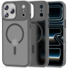 Funda MagSafe Tech-Protect Magmat para Apple iPhone 17 Pro Max, gris crayón mate