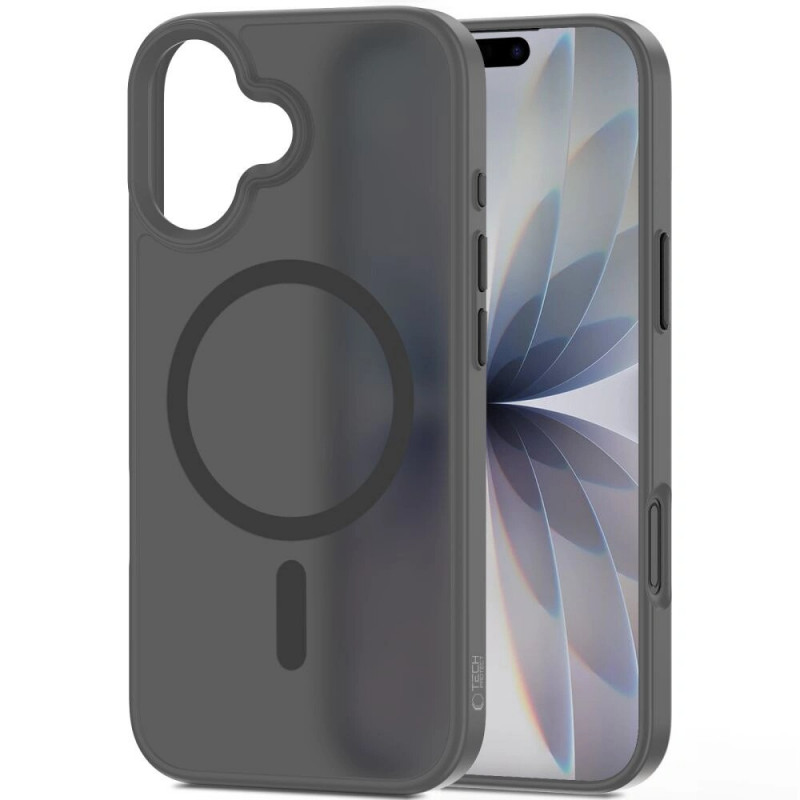 Funda MagSafe Tech-Protect Magmat THP4950 para Apple iPhone 17, gris crayón mate