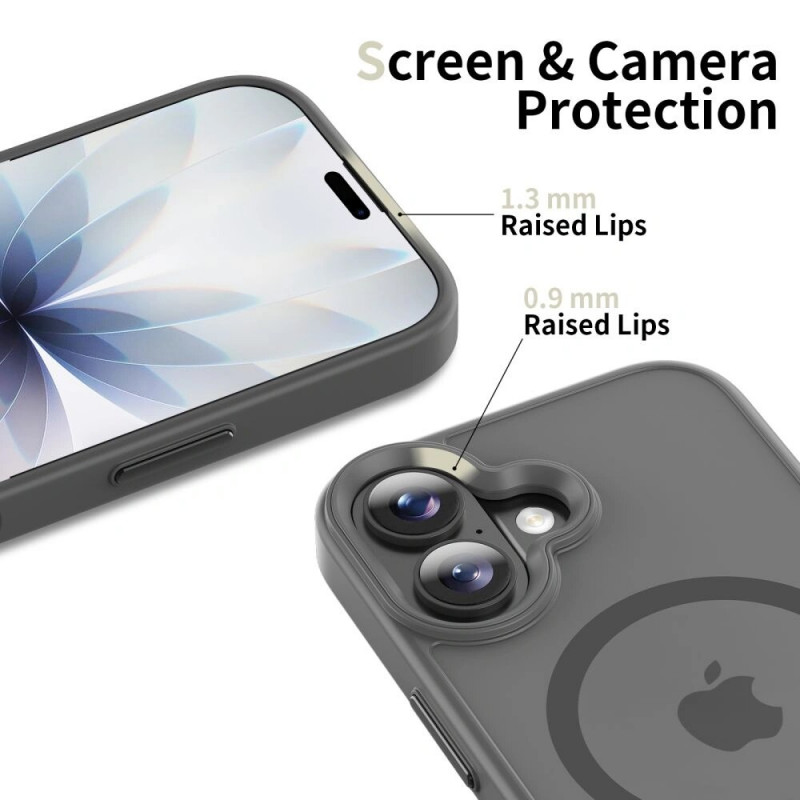 Funda MagSafe Tech-Protect Magmat THP4950 para Apple iPhone 17, gris crayón mate