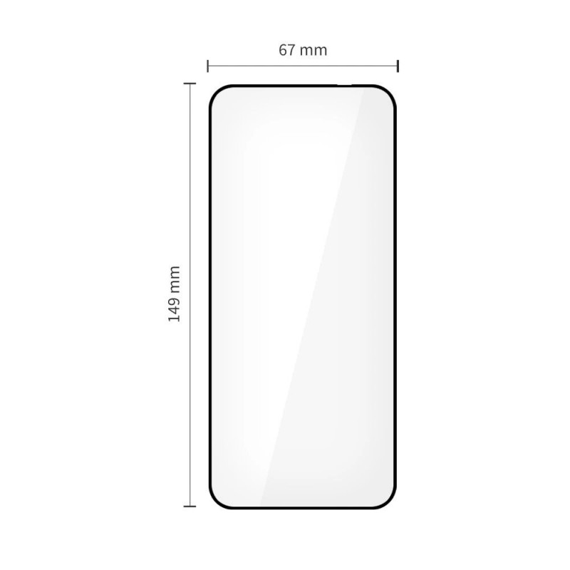 Tech-Protect Glass Fit+ Vidrio Templado para Motorola Edge 50 Neo / 60 Neo, Negro (2 uds)