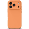 Funda Tech-Protect Silicone MagSafe para Apple iPhone 17 Pro, naranja cósmico