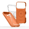Funda Tech-Protect Silicone MagSafe para Apple iPhone 17 Pro, naranja cósmico