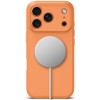 Funda Tech-Protect Silicone MagSafe para Apple iPhone 17 Pro Max, naranja cósmico
