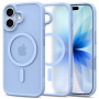 Funda MagSafe Tech-Protect MagMat para Apple iPhone 17, azul niebla mate