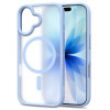 Funda MagSafe Tech-Protect MagMat para Apple iPhone 17, azul niebla mate