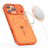 Funda Tech-Protect Magmat MagSafe para Apple iPhone 17 Pro, naranja cósmico mate