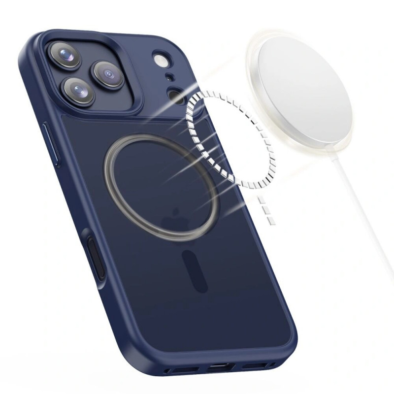Funda Tech-Protect Magmat MagSafe para Apple iPhone 17 Pro, Deep Blue mate