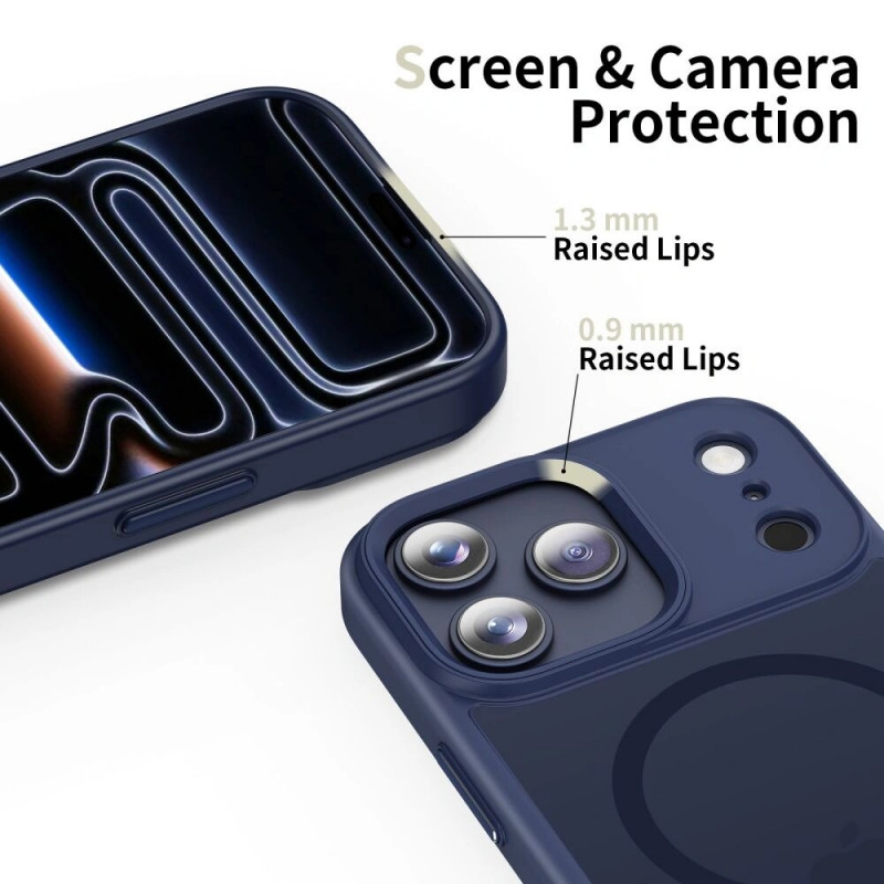 Funda Tech-Protect Magmat MagSafe para Apple iPhone 17 Pro, Deep Blue mate