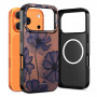 Funda Tech-Protect Lamano MagSafe para Apple iPhone 17 Pro Max, Velvet Night, marrón