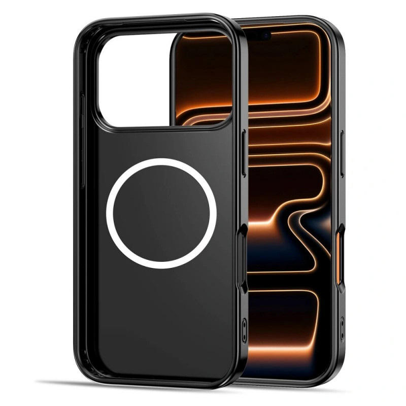 Funda Tech-Protect Lamano MagSafe para Apple iPhone 17 Pro Max, Velvet Night, marrón