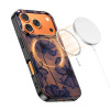 Funda Tech-Protect Lamano MagSafe para Apple iPhone 17 Pro Max, Velvet Night, marrón