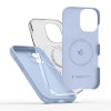 Funda Tech-Protect Silicone MagSafe para Apple iPhone 17, azul niebla