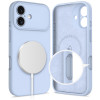 Funda Tech-Protect Silicone MagSafe para Apple iPhone 17, azul niebla