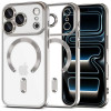 Funda MagSafe Tech-Protect MagFlex para Apple iPhone 17 Pro Max, plata brillante