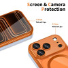 Funda MagFlex MagSafe Tech-Protect para Apple iPhone 17 Pro Max, naranja cósmico brillante