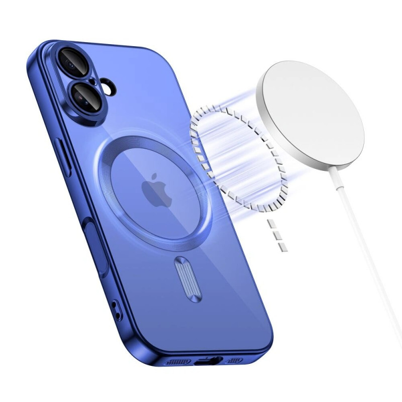 Funda MagFlex MagSafe Tech-Protect para Apple iPhone 17, azul niebla brillante