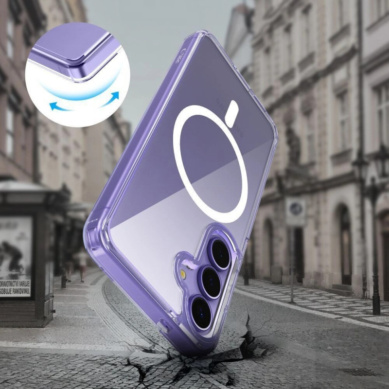 Funda Tech-Protect Flexair Hybrid MagSafe para Xiaomi 15T, transparente