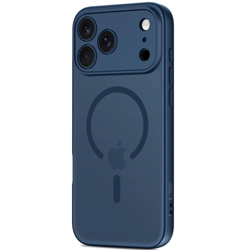 Funda MagSafe Tech-Protect BasicMag para Apple iPhone 17 Pro, Deep Blue mate