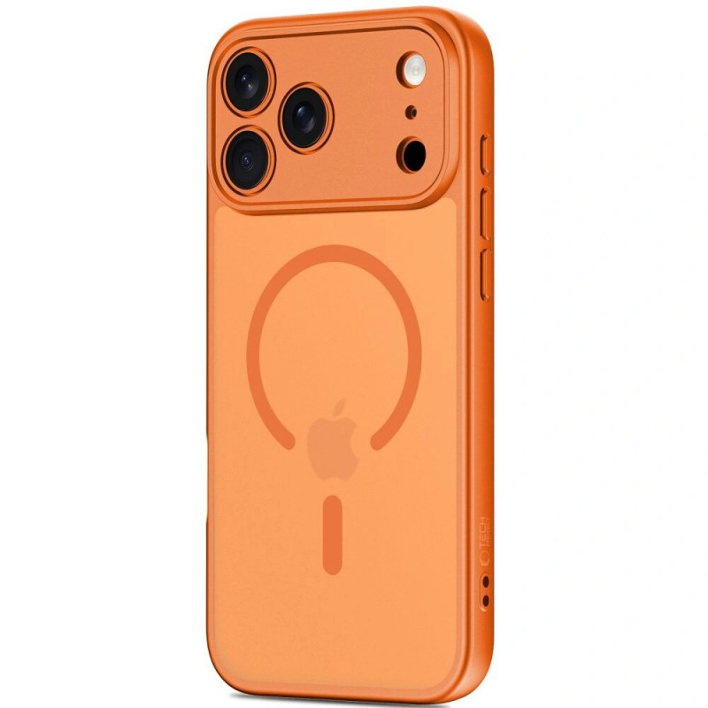 Funda MagSafe Tech-Protect BasicMag para Apple iPhone 17 Pro Max, naranja cósmico mate