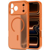 Funda MagSafe Tech-Protect BasicMag para Apple iPhone 17 Pro, naranja cósmico mate