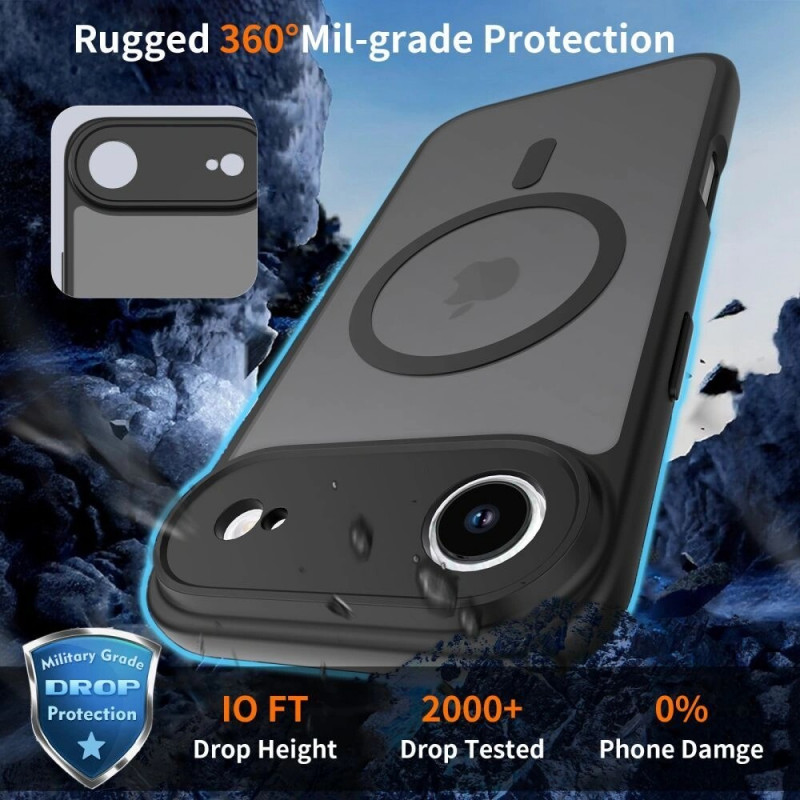 Funda MagSafe Tech-Protect BasicMag para Apple iPhone 17 Pro, naranja cósmico mate