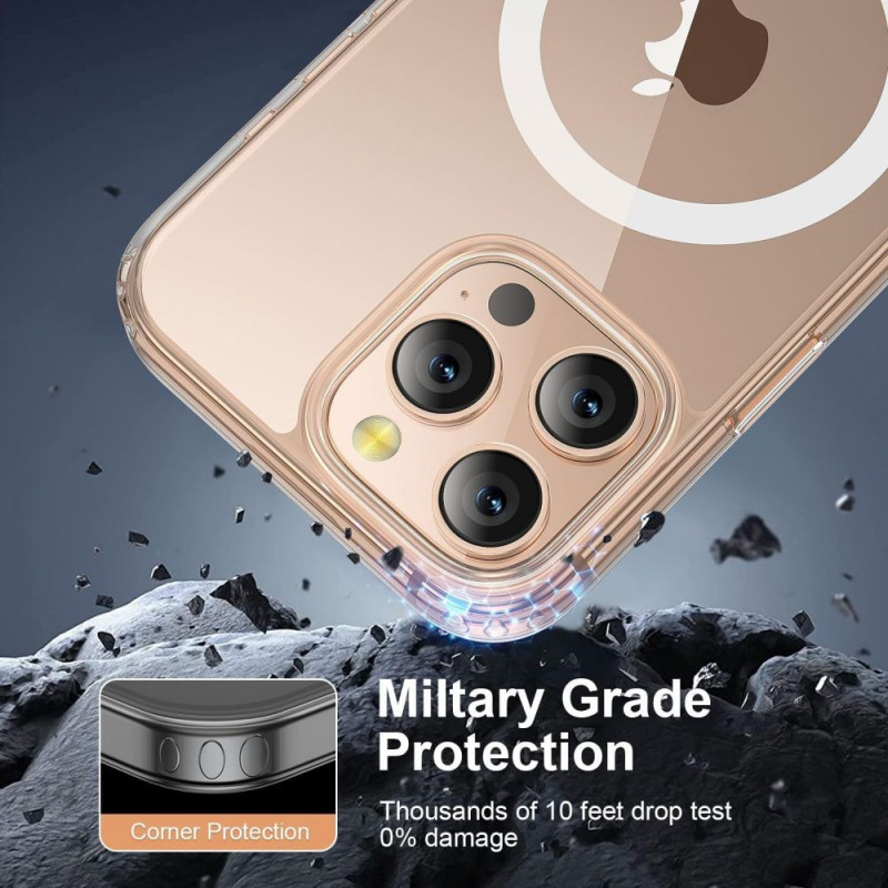 Funda Tech-Protect TP Flex MagSafe para Apple iPhone 16 Pro Max, transparente