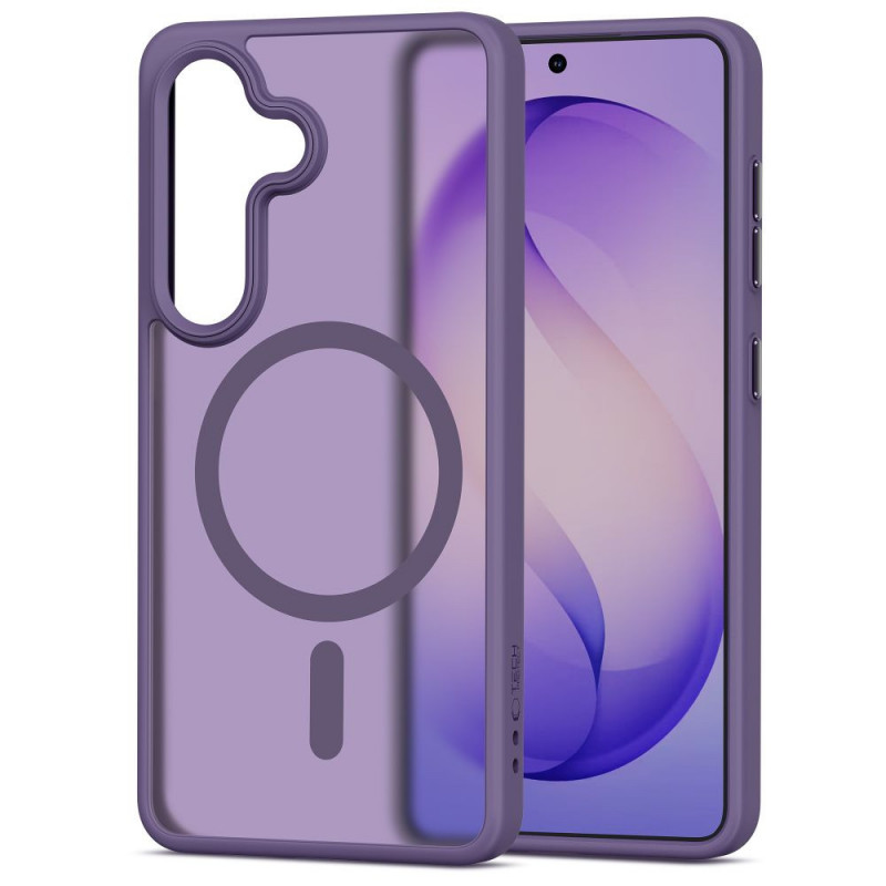 Funda MagSafe Tech-Protect Magmat para Samsung Galaxy S26, violeta cobalto mate