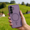Funda MagSafe Tech-Protect Magmat para Samsung Galaxy S26, violeta cobalto mate